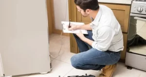 Inspector checking for licensing issuance